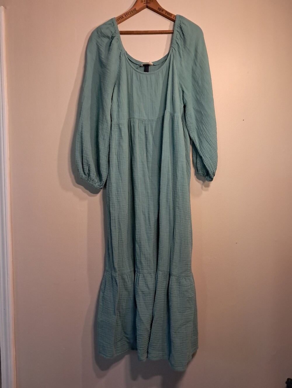 Universal Thread Peasant Cotton Dress Long Sleeve